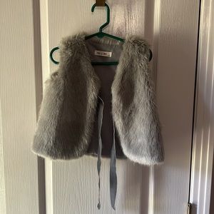 Gray Fur Vest
